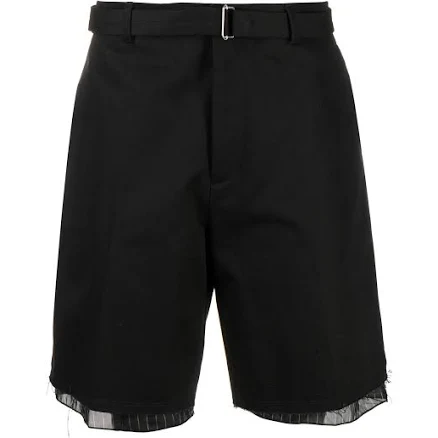 Lanvin Men's Contrast-Trim Cotton Bermuda Shorts