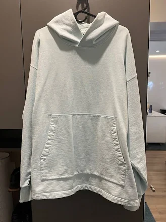 Acne Studios Reverse Logo Hooded Sweatshirt M Ss20