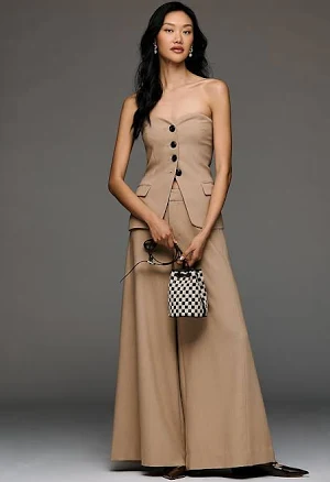 Anthropologie Tailored Palazzo Pants