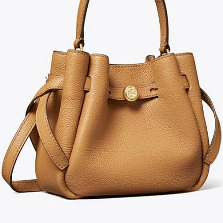 Tory Burch Romy Mini Leather Crossbody Bag