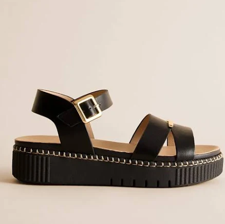 Mia Women's Hariiette Flatform Sandal with Buckle