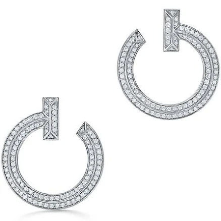 Tiffany T T1 Open Hoop Earrings