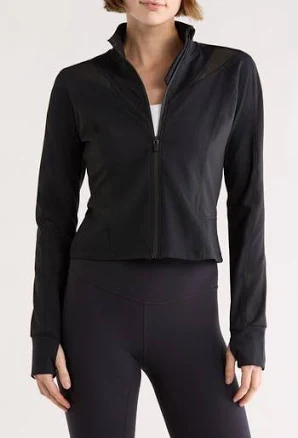 YOGALICIOUS Lux Ascension Cropped Fitted Jacket
