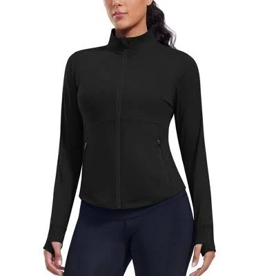Pinspark Women's Cropped Lightweight Full Zip Workout Jacket