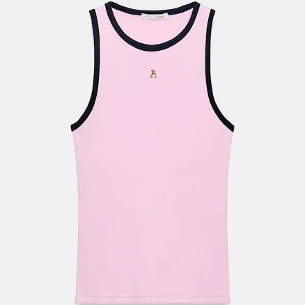 Zara Za Contrast Piping Top