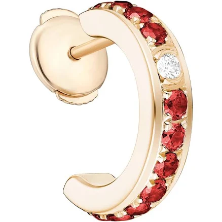 Piaget Possession Rose Gold Ruby Diamond Earring