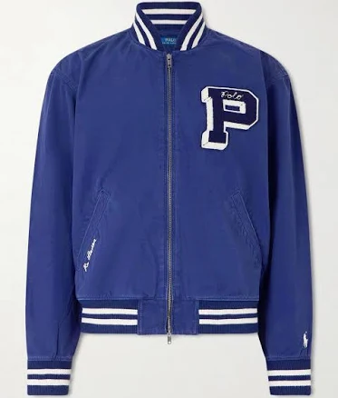 Polo Ralph Lauren Logo-Appliquéd Cotton Bomber Jacket - Men - Navy Coats and Jackets - XL