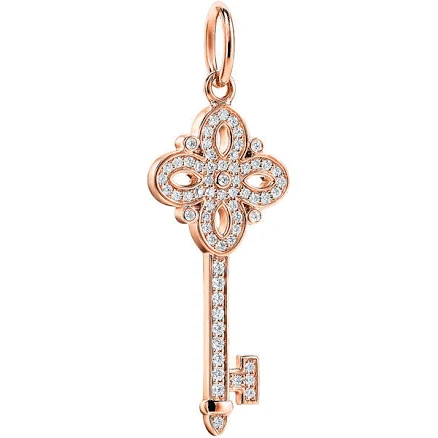 Tiffany Keys Platinum Diamond Crown Key