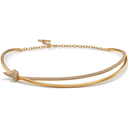 Tiffany Knot Double Row Necklace