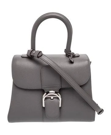 Delvaux Grey Brillant Mini S Box Calf with Strap