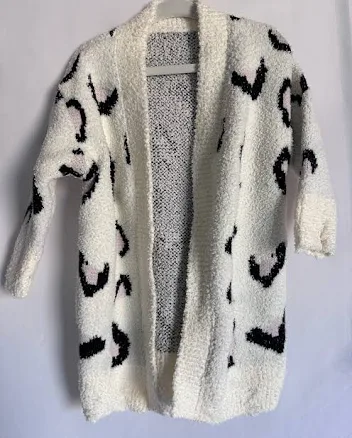 Distressed Leopard Cardigan