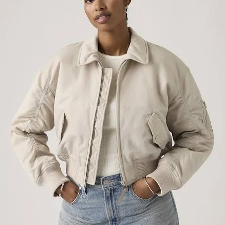 Levi's Women's Bowie Cropped Bomber Jacket