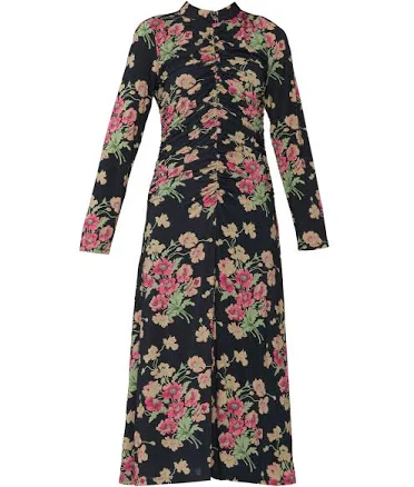 Sea Cornelia Floral Long-Sleeve Midi Dress