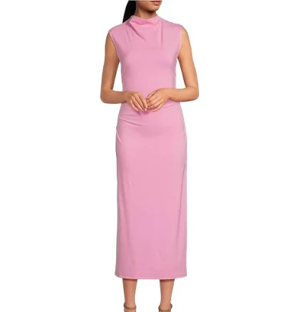 Gianni Bini Women's Knit Mock Neck Bodycon Midi Dress