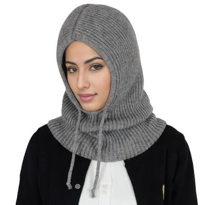 Anna-Kaci Women's Knit Hooded Scarf Hat