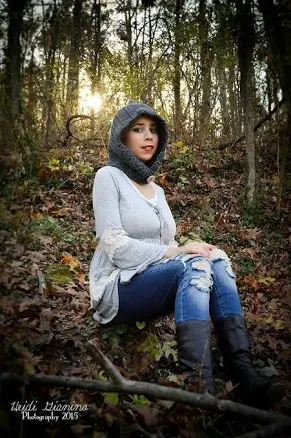 Women's Crochet Knit Hood Hat
