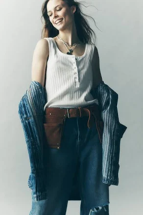 Free People Women's Crew Cargo Pocket Belt