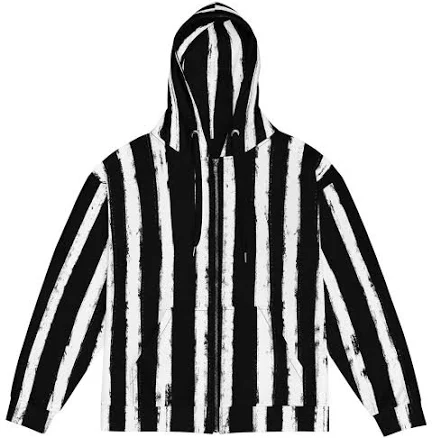 Distressed Zip Up Hoodie