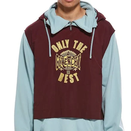Givenchy Double Layered Hoodie, Red / Regular S