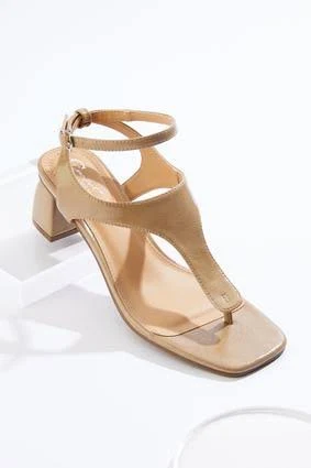 Ankle Wrap Thong Sandals