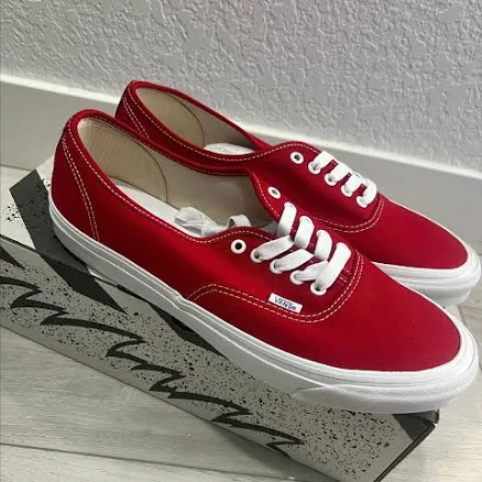 Vans OG Authentic LX Red Size 13M New2