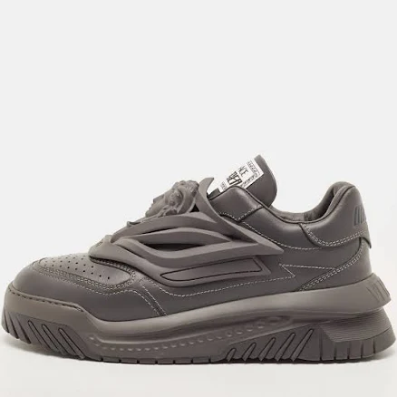 Versace Odissea Chunky Leather Sneakers