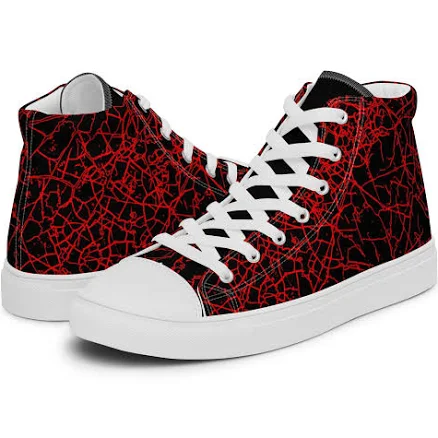 Doggy Love and More Men's High Top Crackle Sneakers