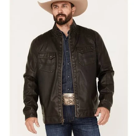 Cody James Men's Houston Distressed Moto Jacket