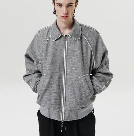 Sequin Varsity Jacket