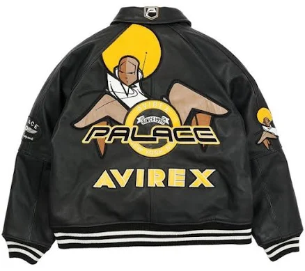 Palace Zomby Avirex Jacket Black