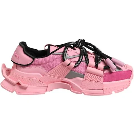 Dolce & Gabbana Pink Low Top Space Women Sneakers Shoes