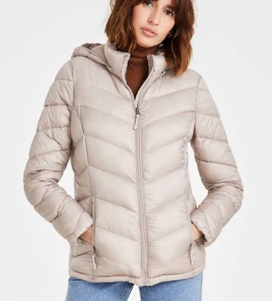 Charter Club Women's Packable Hooded Puffer Coat