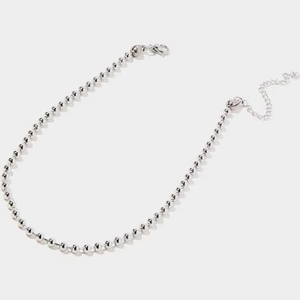 Allie+Bess Larisa Silver Necklace