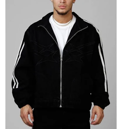 Loiter Men's Track Star Denim Jacket