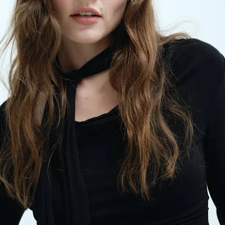 H&M Ladies Draped Scarf Top