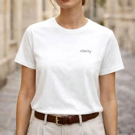 Minimalist Embroidered T-Shirt