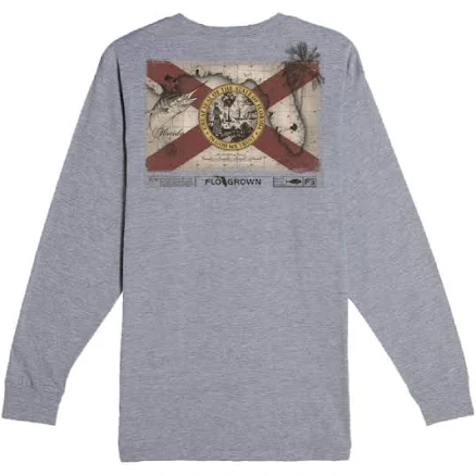Vintage Flag Map Long Sleeve