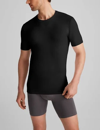 Tommy John Men's Cool Cotton Crew Neck Undershirt