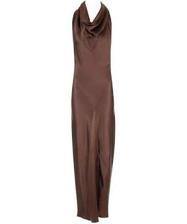 LOEWE - Scarf Dress In Silk for Woman - 32 - Black - Silk