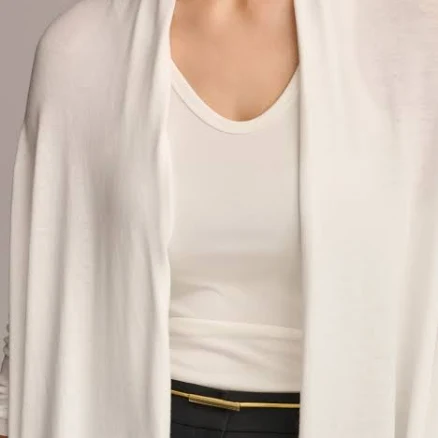 Donna Karan Women's Drape Open Front Cardigan