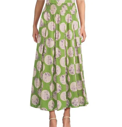 Buru Coordinating Dot Printed Maxi Skirt Womens