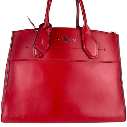 Louis Vuitton City Steamer Leather Tote Bag