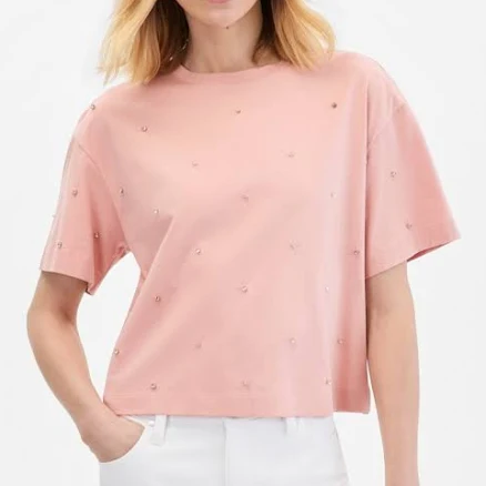 INC International Concepts Women's Embellished T-Shirt