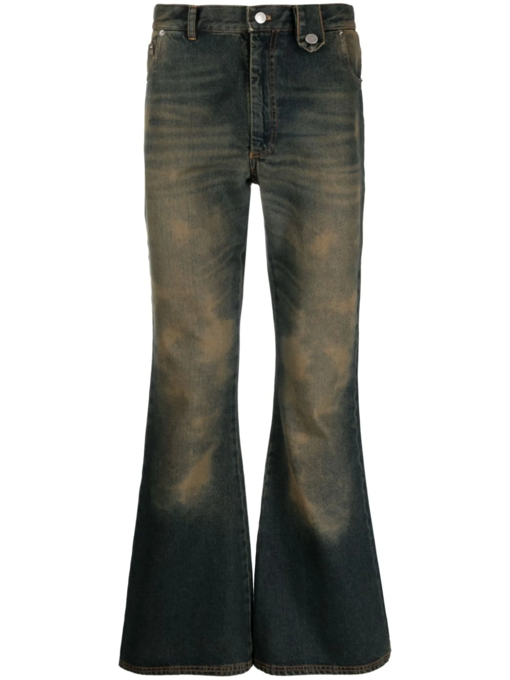 Wide-leg Cotton Jeans