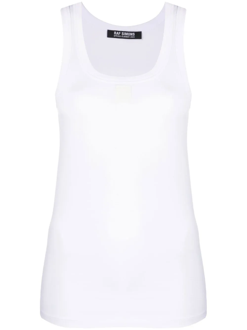 Logo-patch Cotton Tank Top