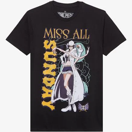 One Piece Miss All Sunday Graphic T-Shirt