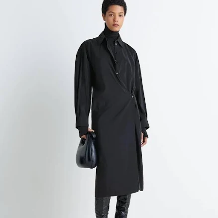 Lemaire Straight Collar Twisted Dress