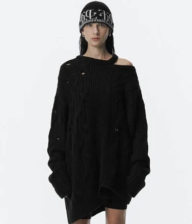 TREEMINGBIRD Cable Knit Pullover