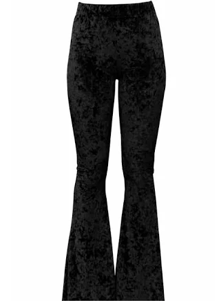 Pretty Attitude 70s Velvet Bell Bottom Flare Pants