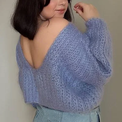 Chunky Knit Mohair Sweater